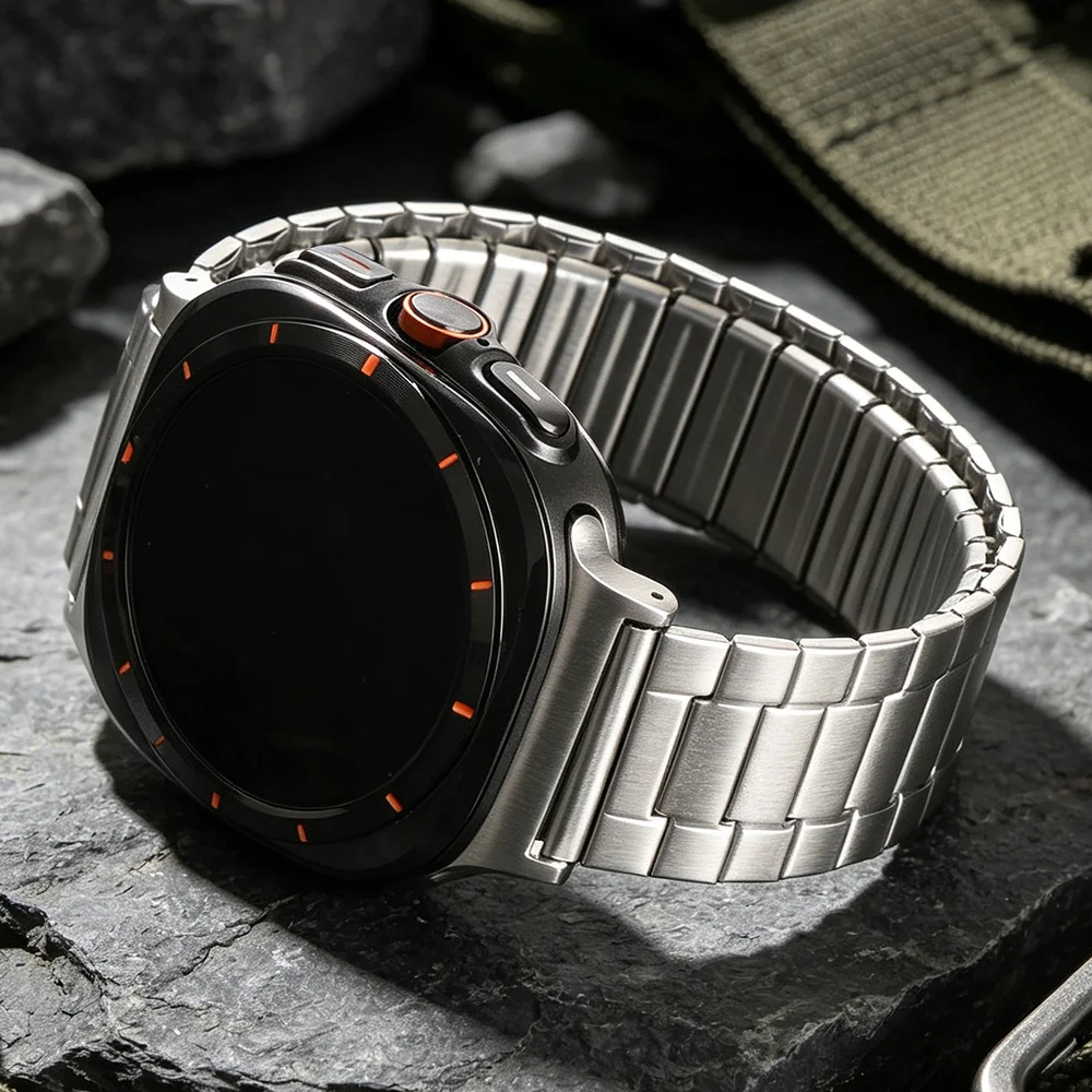 For Stainless Steel Stretchable Strap Samsung Galaxy Watch 8 9 Classic Ultra 2 Bracelet Galaxy 8 9 40/44mm 46mm 47MM Band