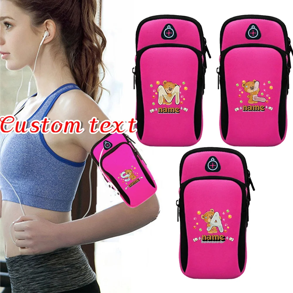 

Customized Name Sports Running Arm Bag Waterproof Sports Phone Bag Universal Arm Strap Phone Case Bracket Arm Strap