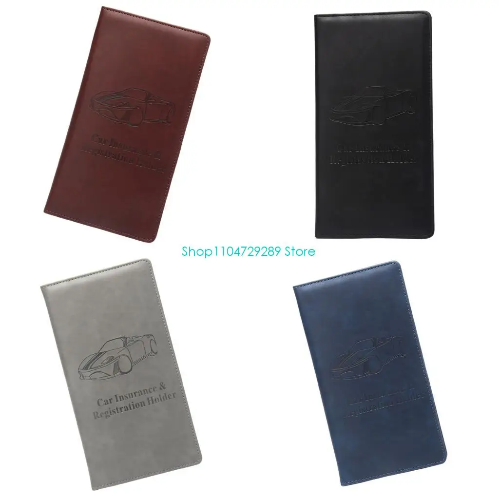 D8KE Car Insurance and Registration Wallet with in-Car Record Storage Space