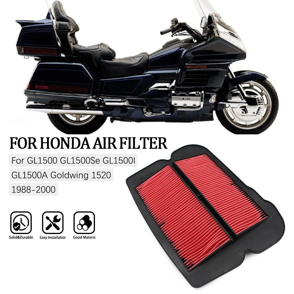 Motorcycle Replacement Engine Air Filter Cleaner Air Intake Filter Element For Honda GL1500 Gold Wing GL 1500 SE 1988-2000