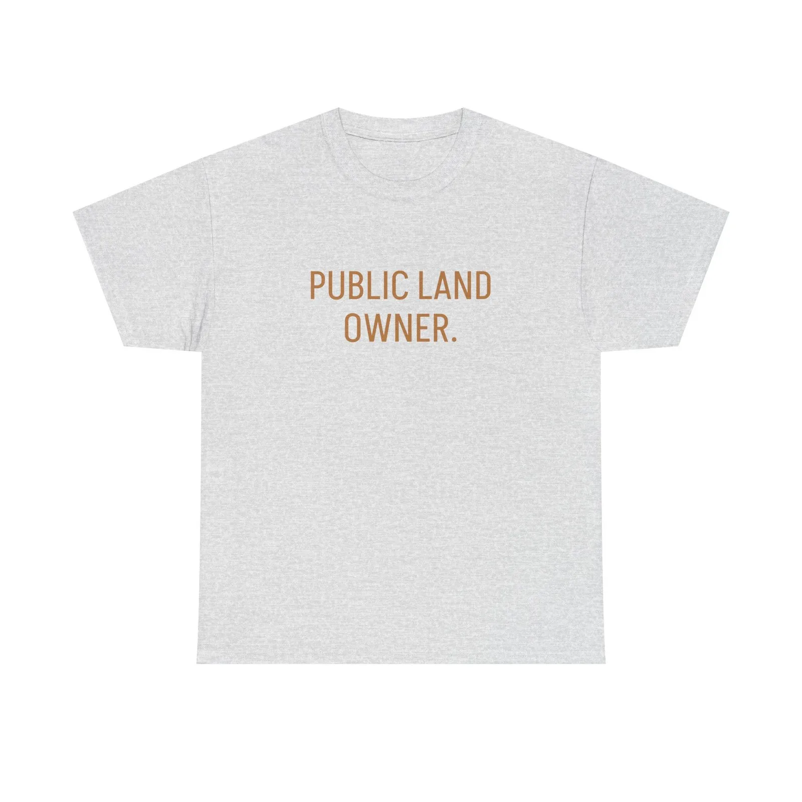 Public Land Owner Joe Rogan Graphic T Shirt S-5XL Unisex Heavy Cotton Tee