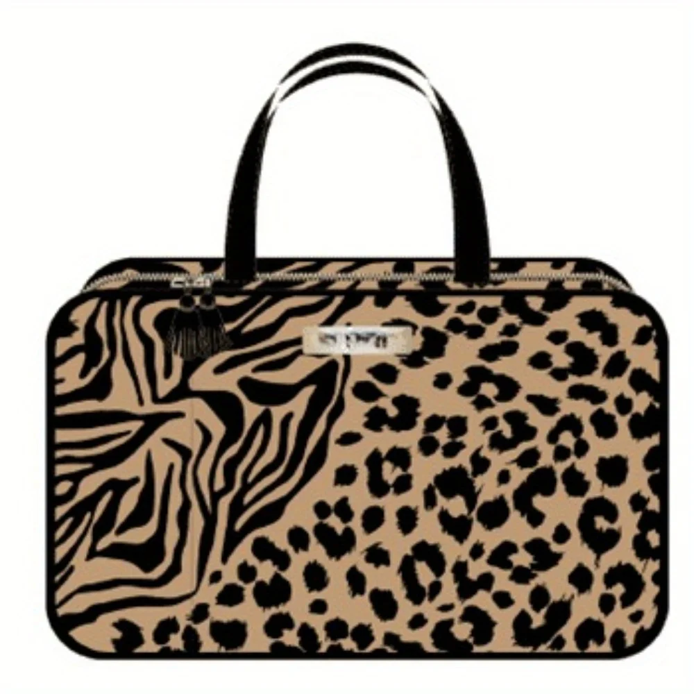 

Animal Print Dump in Weekender Bag Wipeable lining Spacious interior
