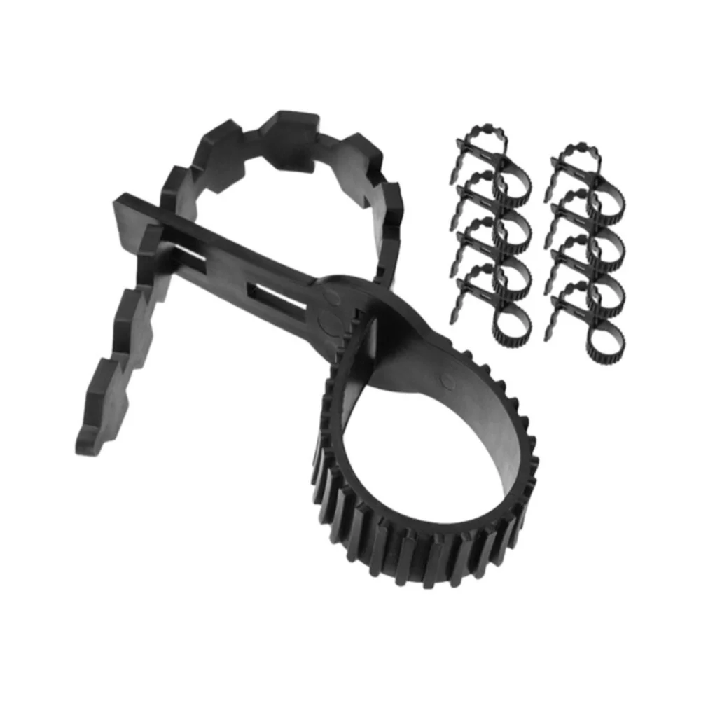 30cm to 60cm Reusable Tree Straps for Saplings and Vines with Precision Gear Teeth and Anti-Slip Design for Garden Plant Support