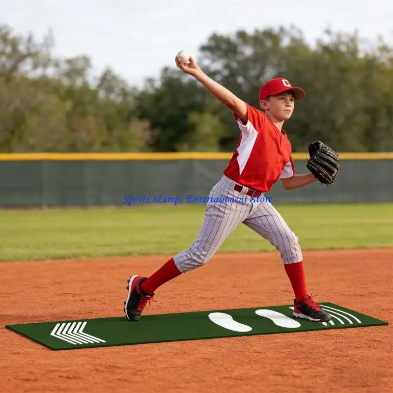 

G7NF Easy To Carry Baseball Training Mat Having Soft Layer And Textured Top Pattern