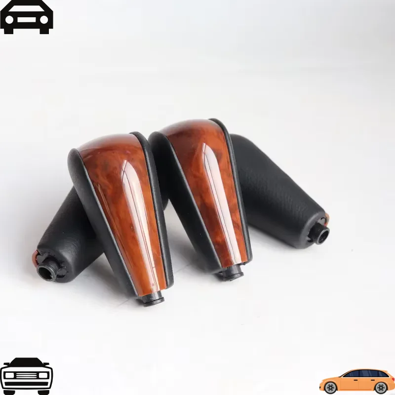 for Leather-Wrapped Gear Head Ball Head Gear Shift Knob Gear Lever for Toyota Prado 2003-2009 - Vehicle Gear Shift Upgrade