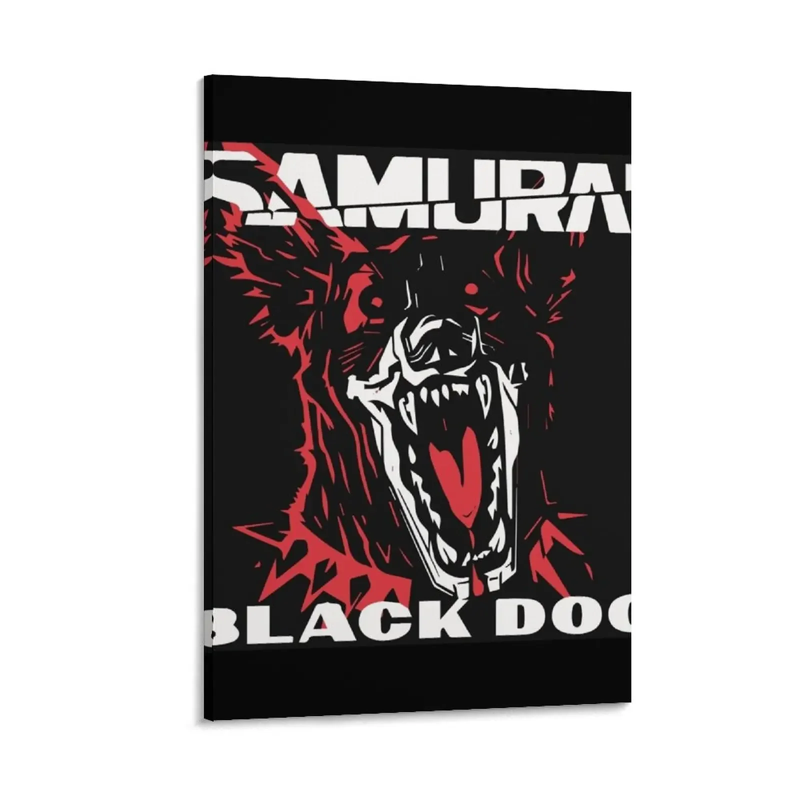 

Black dog Canvas Painting photos for living room Bedroom deco aesthetic room decoration