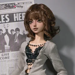 Bjd Doll 1/4 Julia B Full Set Cool Y2K Style Small Chest Cocky Hottie Female Ball Jointed Dolls Shugafairy