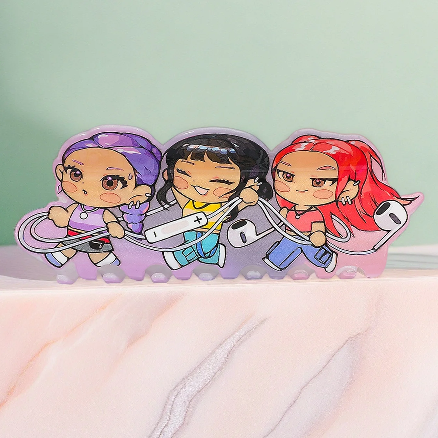 KPOP Witch Hunter Group süße Mädchen-Haarklammer, eine multifunktionale Haar-Accessoire-Haarklammer, die zum Dekorieren von Haaren verwendet wird