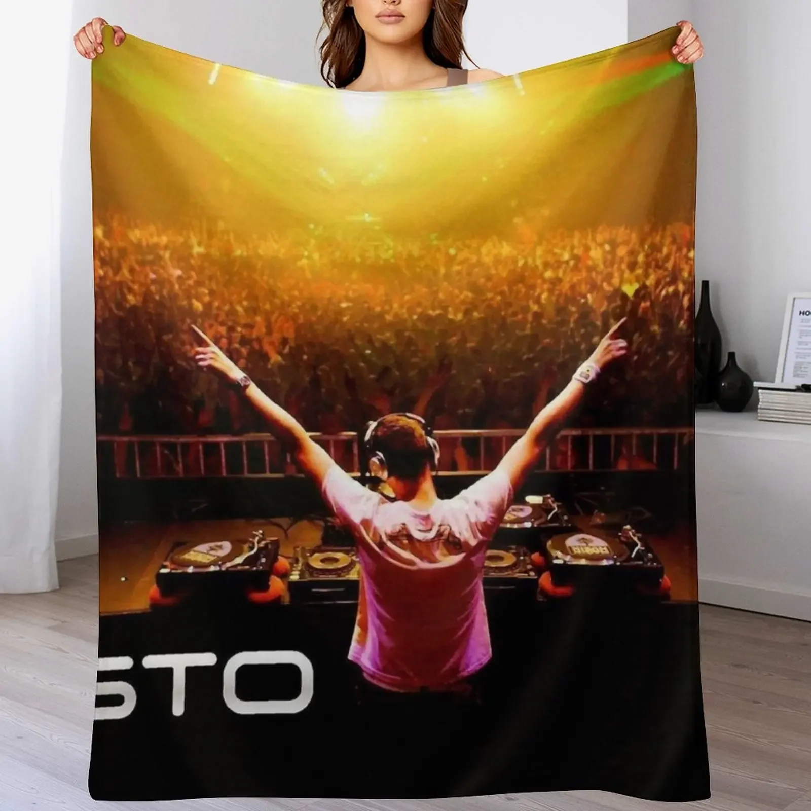 Tiesto Throw Blanket for sofa warm winter Blankets
