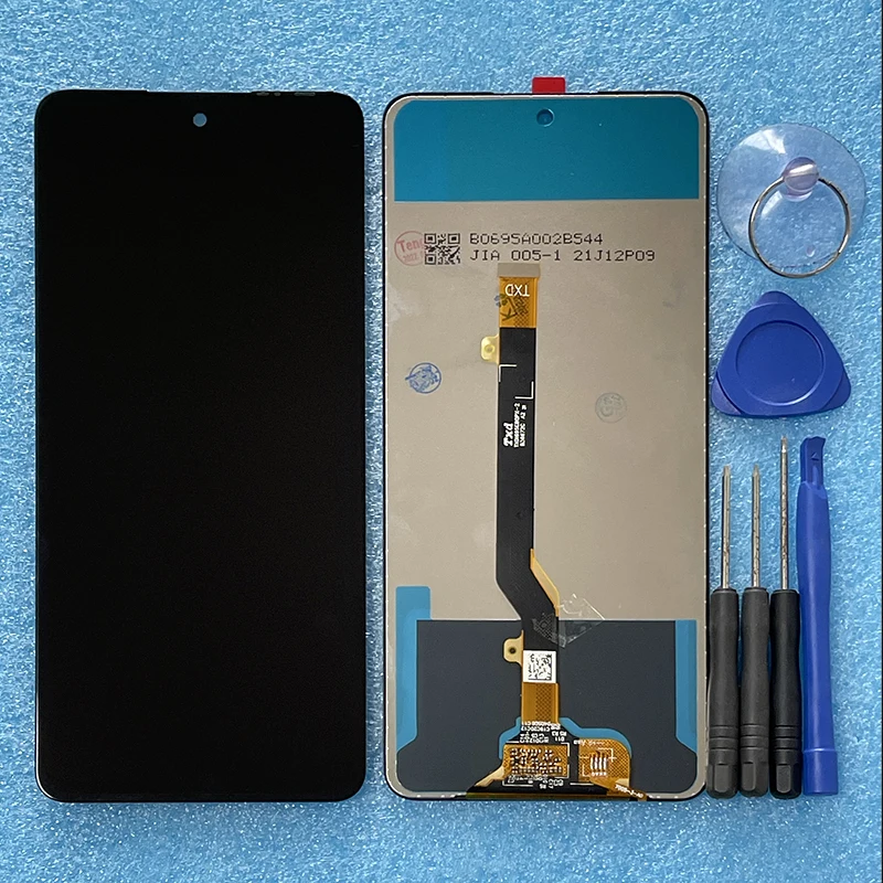 6.9 Original For Infinix Tecno Pova 2 LE7 LCD Display Screen Touch Panel Digitizer For Tecno Pova2 LE7 Display Pova2 LCD Parts