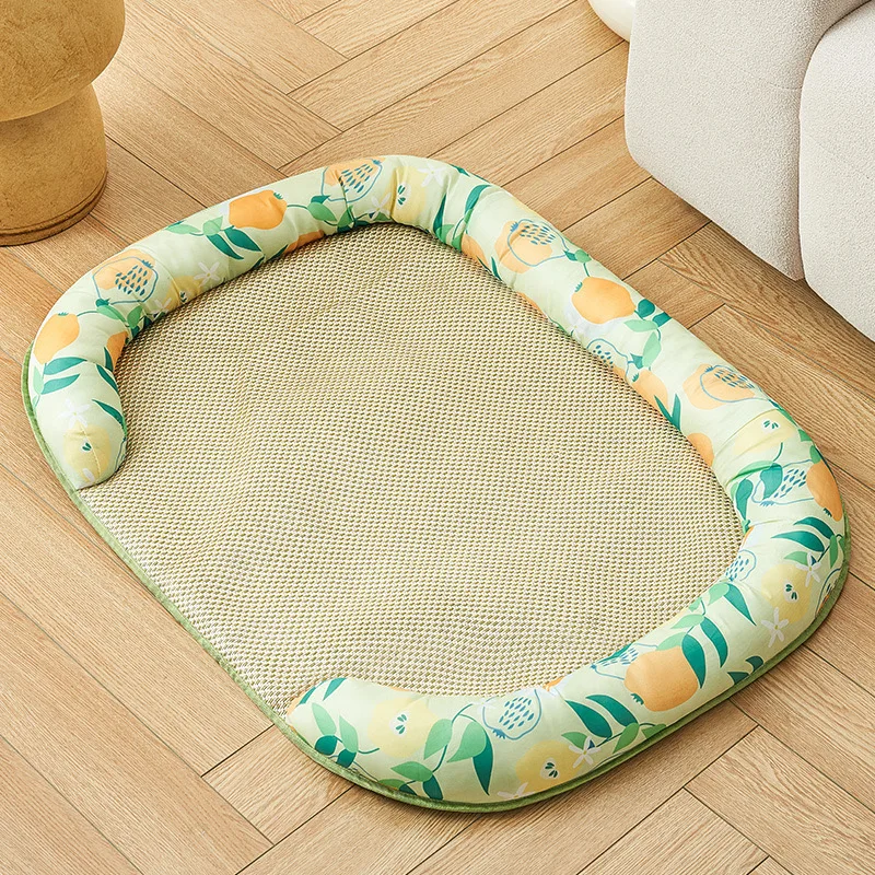 Dog Mat Cooling Summer Pad Mat For Dogs Cat Blanket Sofa Breathable Pet Dog Bed Summer Washable For Small Medium Large Dogs Car_voghion.com