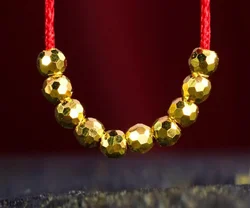 999 real gold beads 24 k pure gold jewelry parts 3d hard gold jewelry small beads 2mm 3mm fine gold soccer beads gold football
