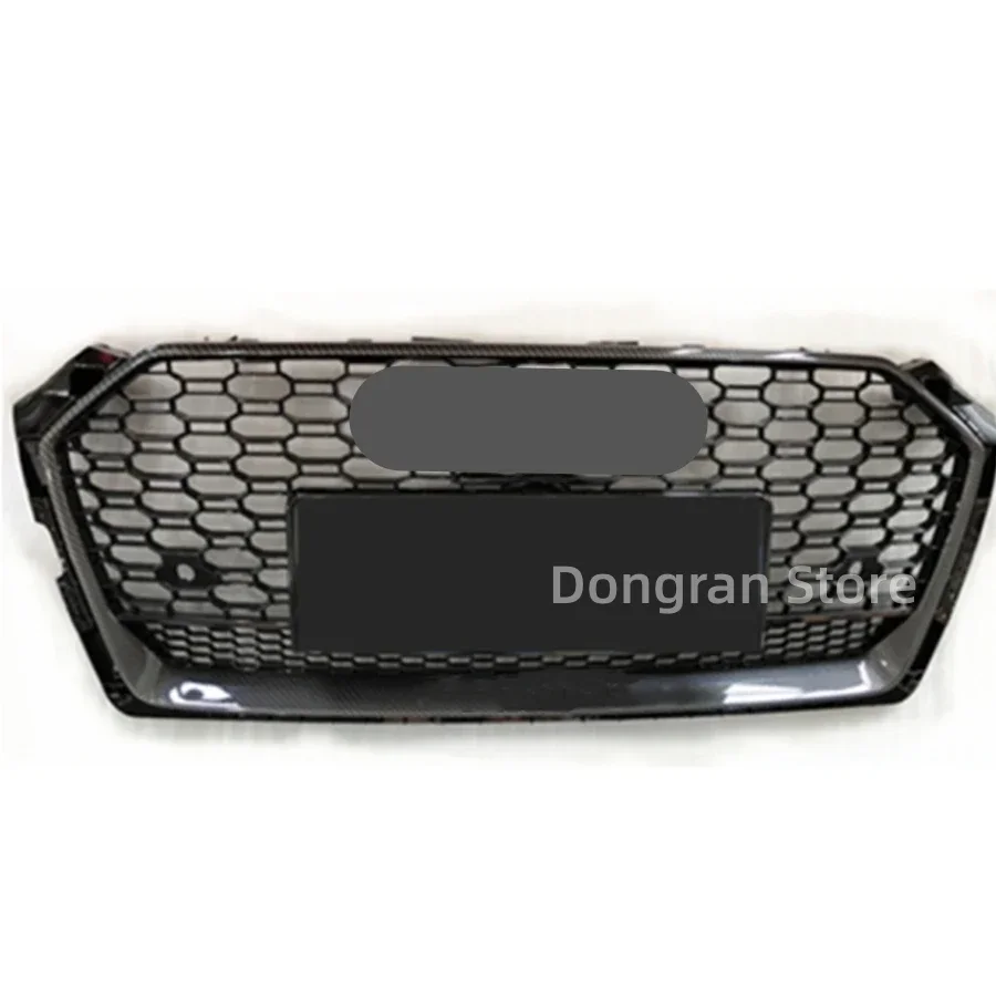 

For RS5 Style Front Sport Hex Mesh Honeycomb Hood Grill Black For Audi A5/S5 B9 2017-2019 Car Accessories