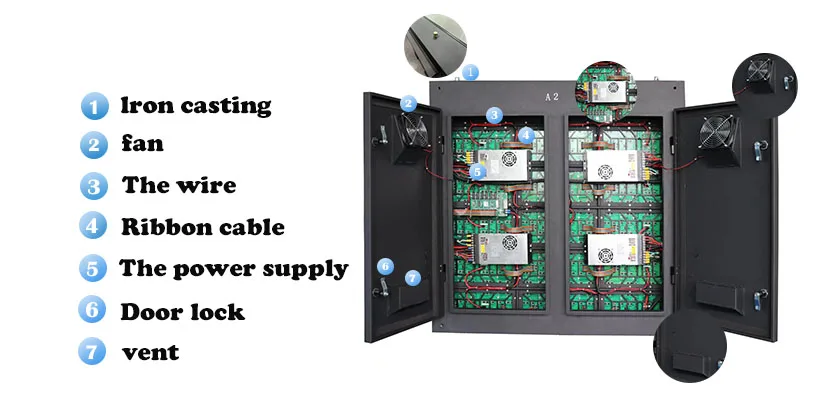 Outdoor Led Display Waterproof Advertising Screen  Customize Size Outdoor Led Display LED Video Wall