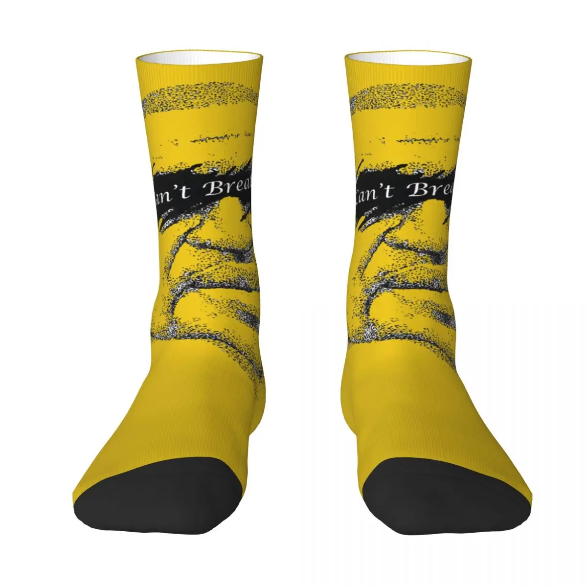 Calcetines Unisex acogedores con estampado 3D, ciclismo, George Floyd, no se puede respirar, calcetines interesantes para las cuatro estaciones