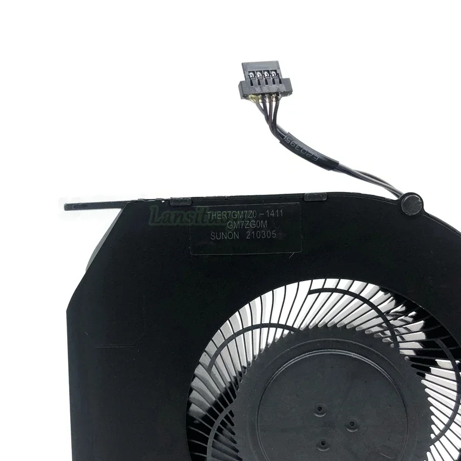 مروحة تبريد جديدة لوحدة المعالجة المركزية للكمبيوتر المحمول MECHREVO Z3 Pro RTX30 مبرد MG75090V1-1C100-S9A 4Pin THER7GM7Z0-1411 GM7ZG0M