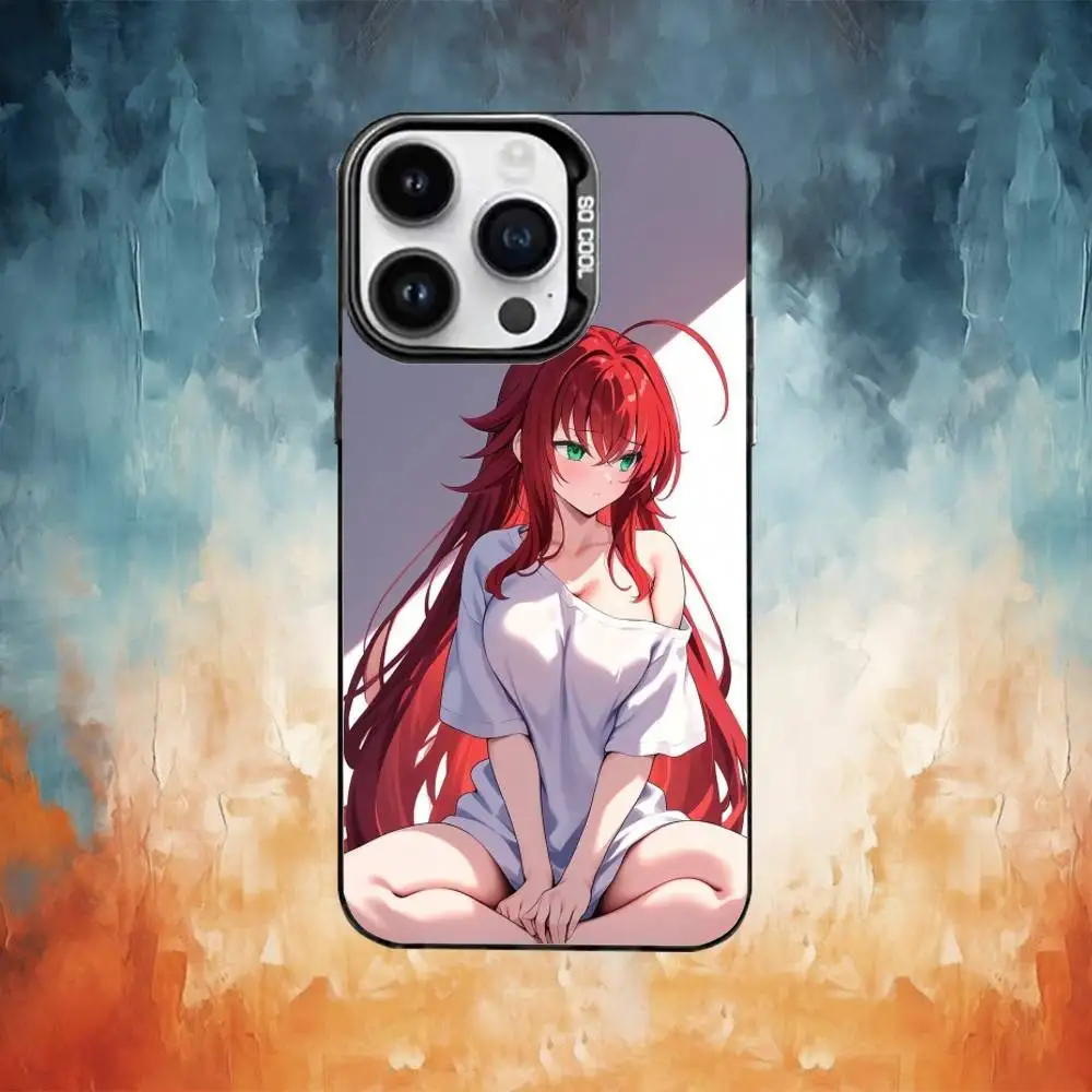 حافظة هاتف R-Rias DxD G-Gremory-ys لهاتف iPhone17,16,15,14,13,12,11 Plus، Pro Max غطاء مقاوم للصدمات باللون الأسود غير اللامع #5