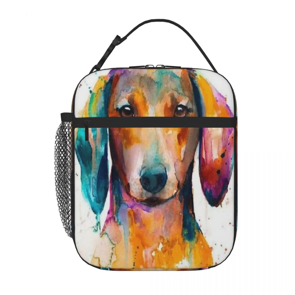 Bestselling Dachshund Dog Art Casual Cooler Tote Workday Snack Food Cooler Bag