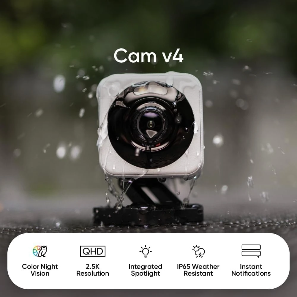 

2.5K WiFi Security Camera, Indoor/Outdoor Cameras for Home Security, Pet Camera/Baby Monitor, Motion Activated Spotlight/Siren