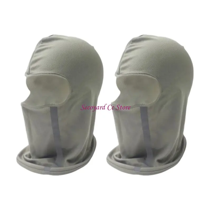 N3UC Sunlight Blocking Headwear Balaclava Full Face Mask For Cycling Hiking Safety Gear Dustproof Quick Dry Fabric