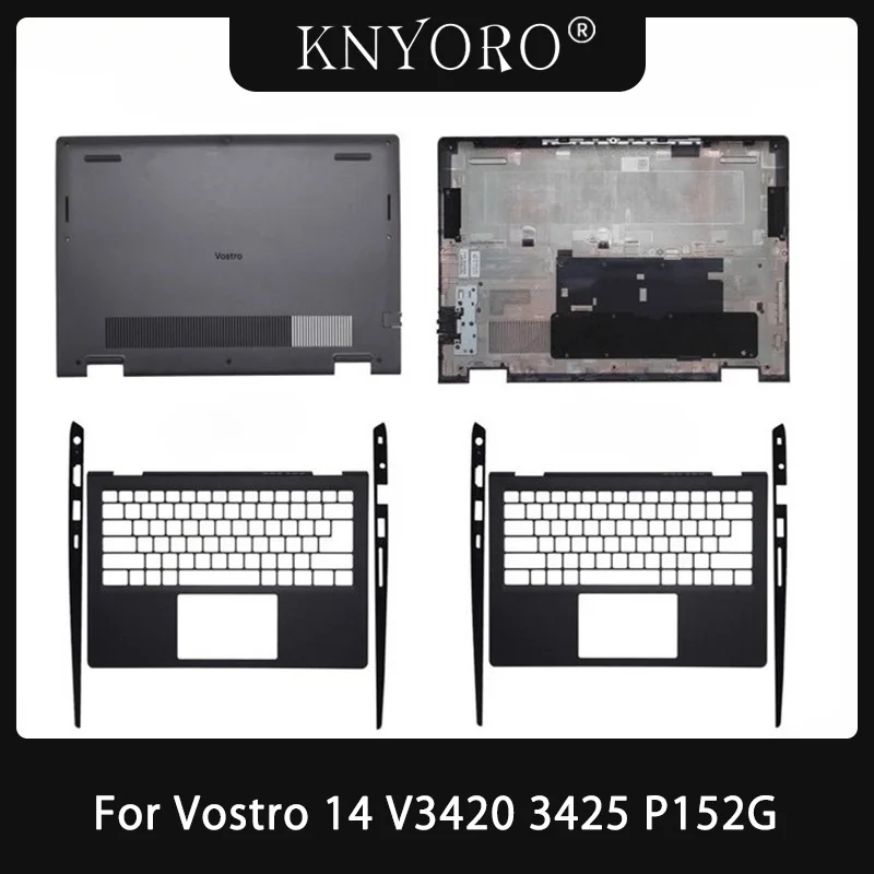 

New For Vostro 14 3420 V3420 3425 P152G Laptop Top Case Palmrest Upper Cover Keyboard Housing Shell Bottom Base Lower Case Black