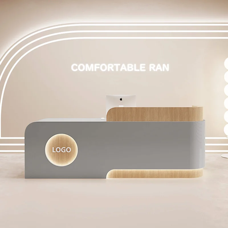 

Design Hotel Reception Desks Display Modern Shop Beauty Bar Luxury Executive Reception Desks Company Bureau Lounge Furniture