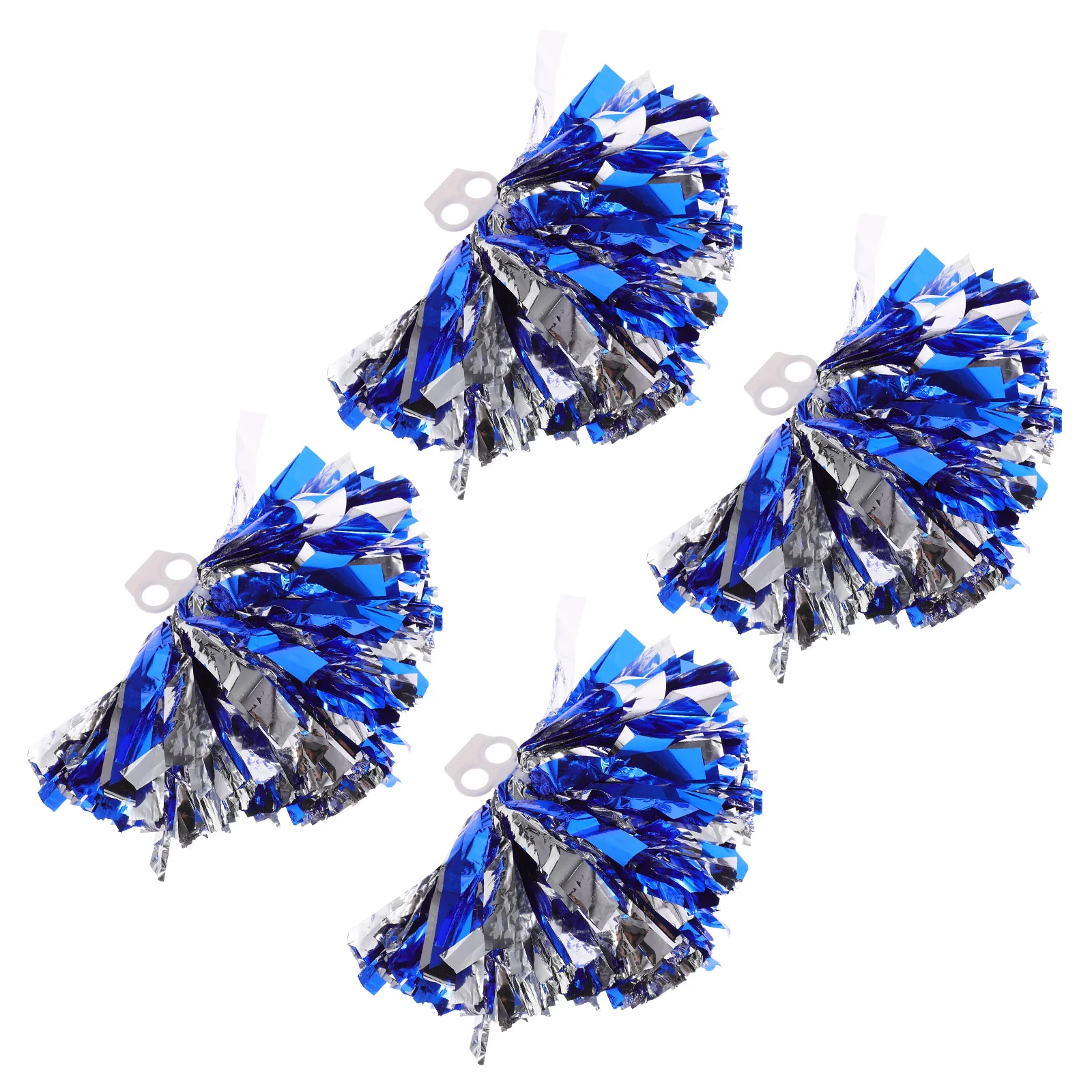 

4 Pcs Cheerleader Hand-cranked Ball Cheerleading Pompoms Prop Pe Equipment