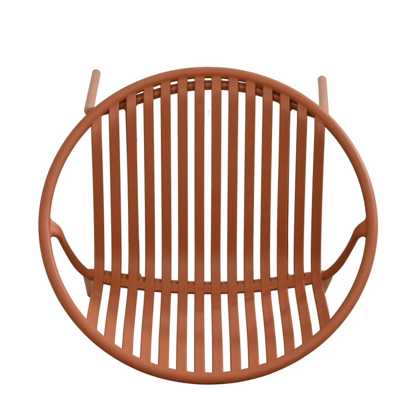 

Набор прочных складных оранжевых стульев для уличной террасы, балкона или сада