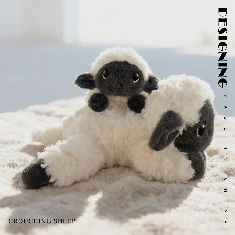 18/30/40 سنتيمتر ليتل لامب أولي ألعاب من نسيج مخملي الوجه الأسود لامب أفخم دمية الطفل النوم رفيق دمية طفل هدية عيد ميلاد #5