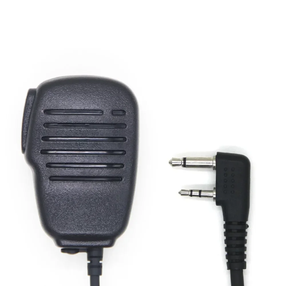 Walkie talkie impermeable altavoz estándar micrófono PTT para ICOM IC-V8 V85 IC-F21 F20 F3 F4GS Yaesu FT10 Vertex VX200 ￼ ￼ ￼