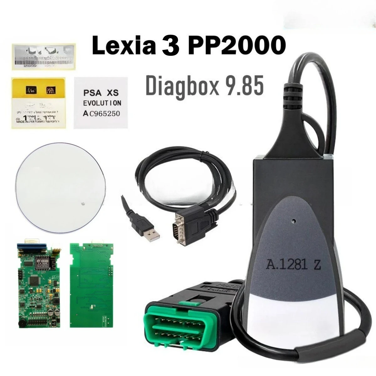 

PP2000 3 PSA Diagbox 9.85 Wi-Fi Edition, детектор