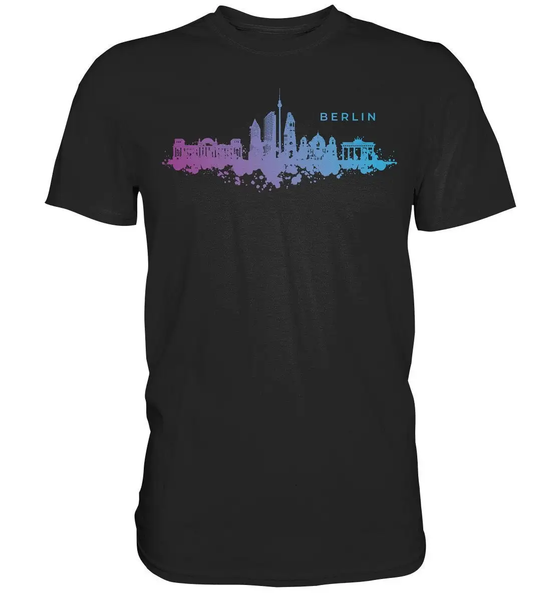 T Shirt Berlin Skyline Premium Quality