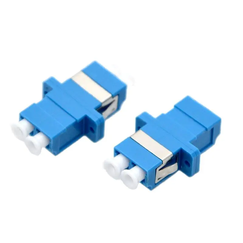 Imagem -03 - Upc Singlemode Adaptador Duplex Conector de Fibra Óptica Flange Especial Acoplador por Atacado Venda Quente Novo 100 Pcs Om3 Om4 lc