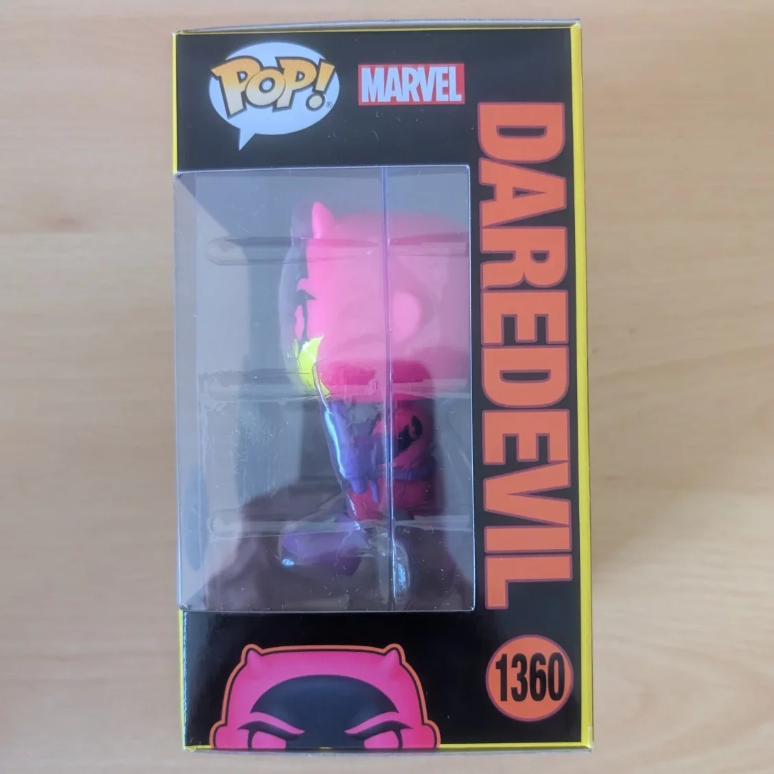 Marvel Daredevil (Classic) (Black Light) 1360 Figures Funko Pop! 3.77 inche Vinyl Figure Collect Limited Edition Model Toy Gift - Image 4