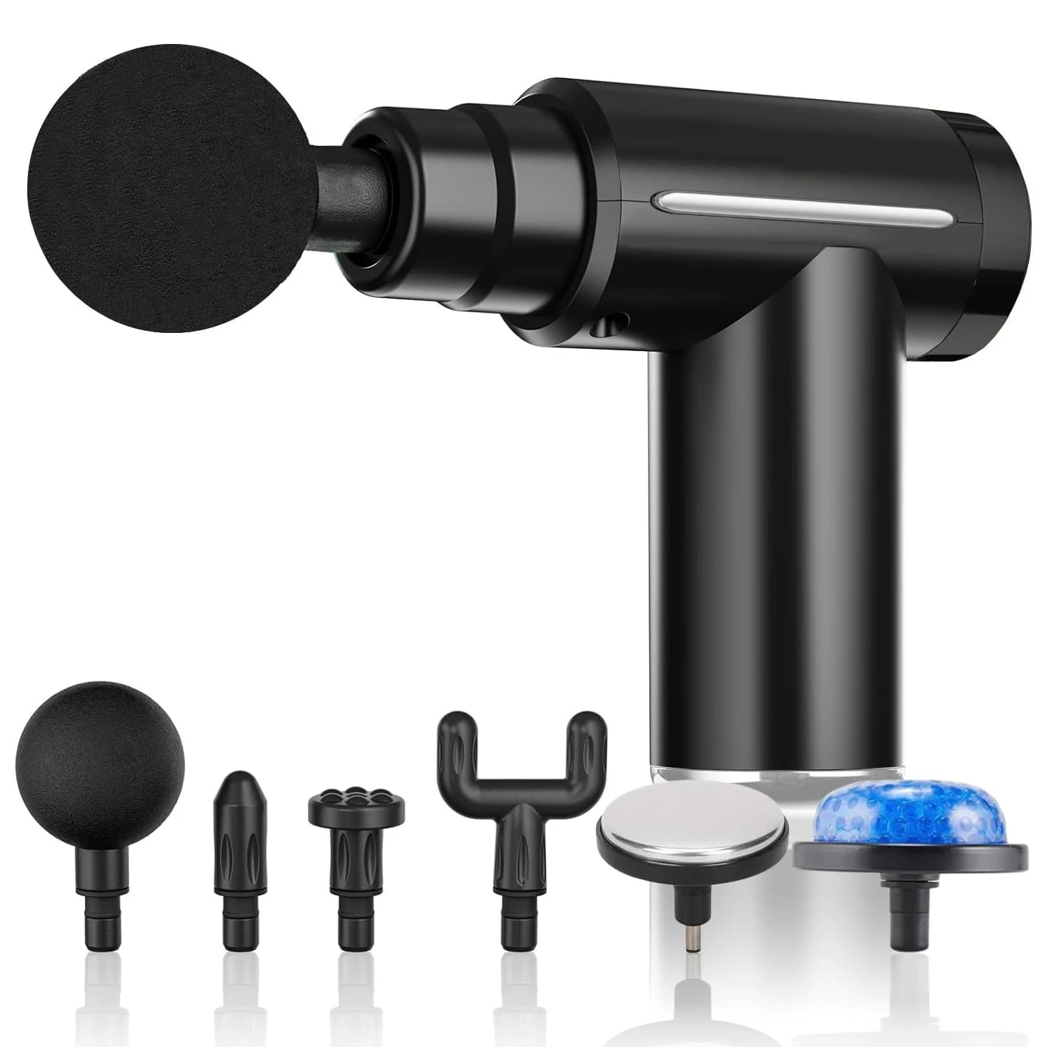 

Cold And Hot Compress Fascia Gun Deep Tissue Massage Gun 6 Speeds Handheld Percussion Massager For Body Back Neck Leg Massage