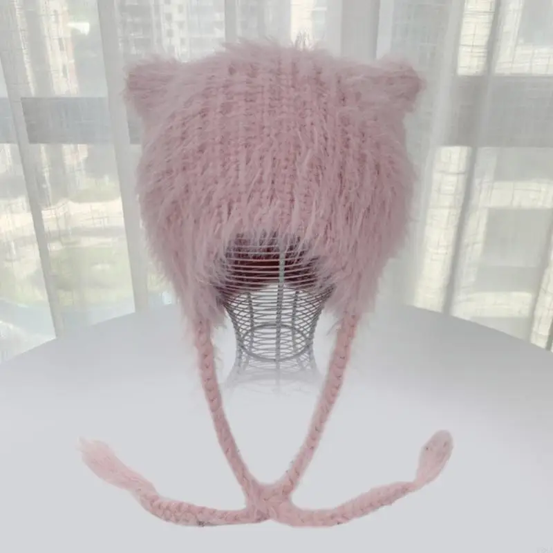 P88A قبعة الأذن القطيفة الشتوية للمراهقين تحافظ على الدفء وتحمي قبعة الأذن مقاومة للرياح #1