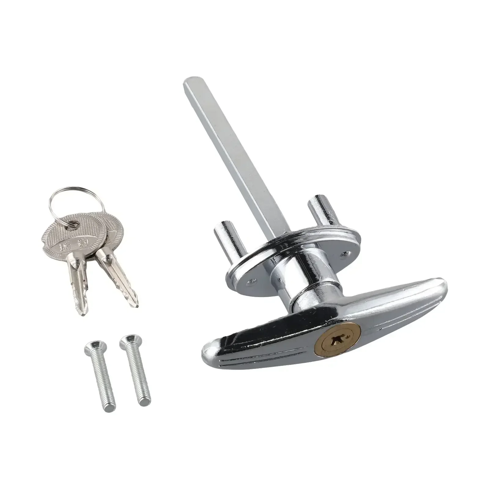 Garage Door Lock Zinc Alloy T-type Garage Lock With T Lock Handle Suitable For Caravan Motorhome Door Lock Weather-resistant