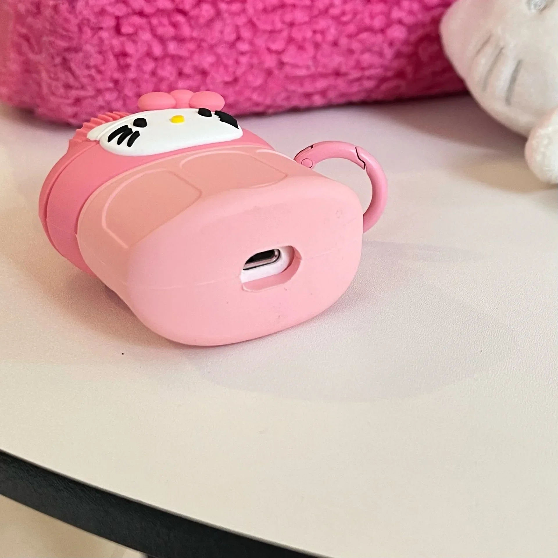 Hello Kitty สําหรับ Airpods Pro 2 กรณี, 3D ขวดน้ําสําหรับ Airpods Case, ซิลิโคนป้องกันหูฟังสําหรับ Airpods 3 กรณี Funda