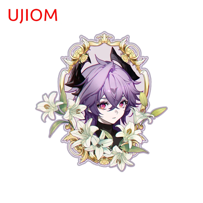 UJIOM Pretty Genshin Impact Durin Wall Sticker Exquisite Tendy Unique Scratch Proof Decal Suitable For Wardrobe Vestibulec Decor