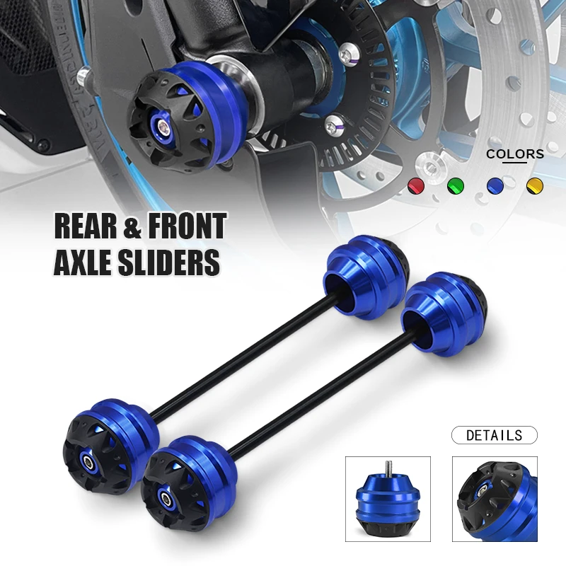 

For MT-03 MT-25 MT03 MT25 2015-2025 2024 Motorcycle CNC Front & Rear Axle Fork Crash Sliders Wheel Falling Protector mt03 mt25