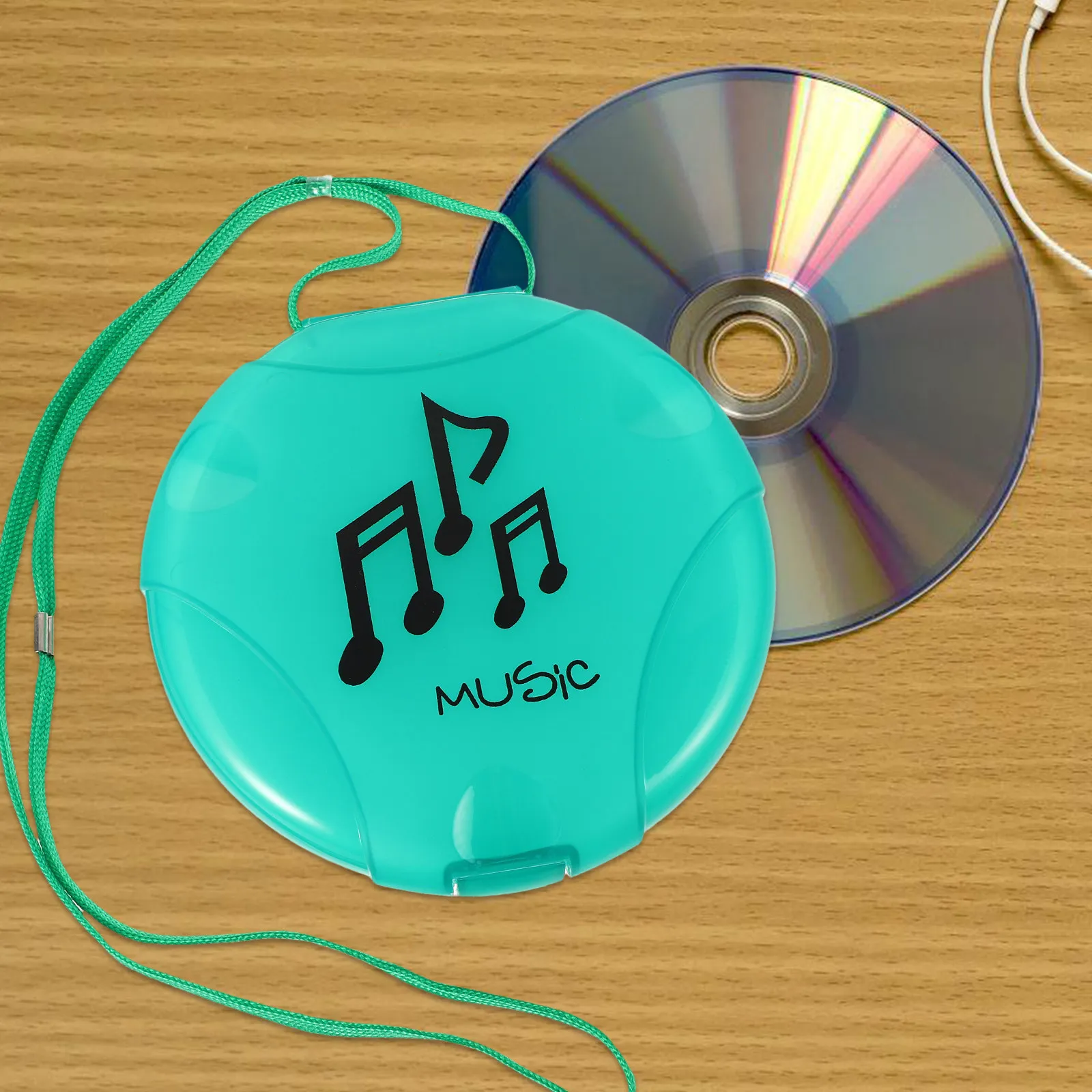 Round Cd Dvd Storage Bag Portable Disc Organizer Case Compact Lightweight Wear Resistant for Cds Dvds Games Music Movies