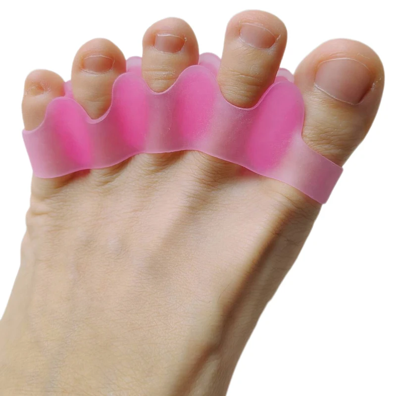 1 Paar Gel Teen Separator Overlappende Orthopedische Bunion Hamer Blaar Pijnverlichting Stijltang Beschermer Voetverzorging Pedicure Tool