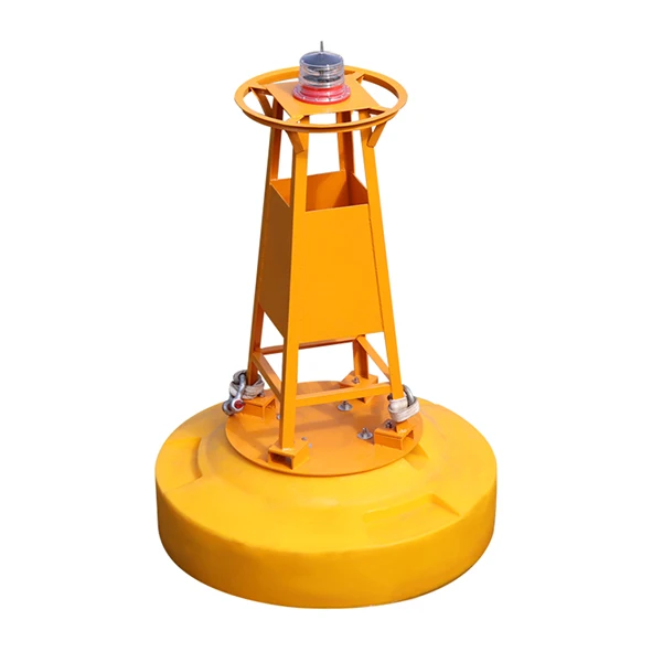 Durable Marine Navigation Buoy Made of Steel with Marine Lanterns&Solar Light