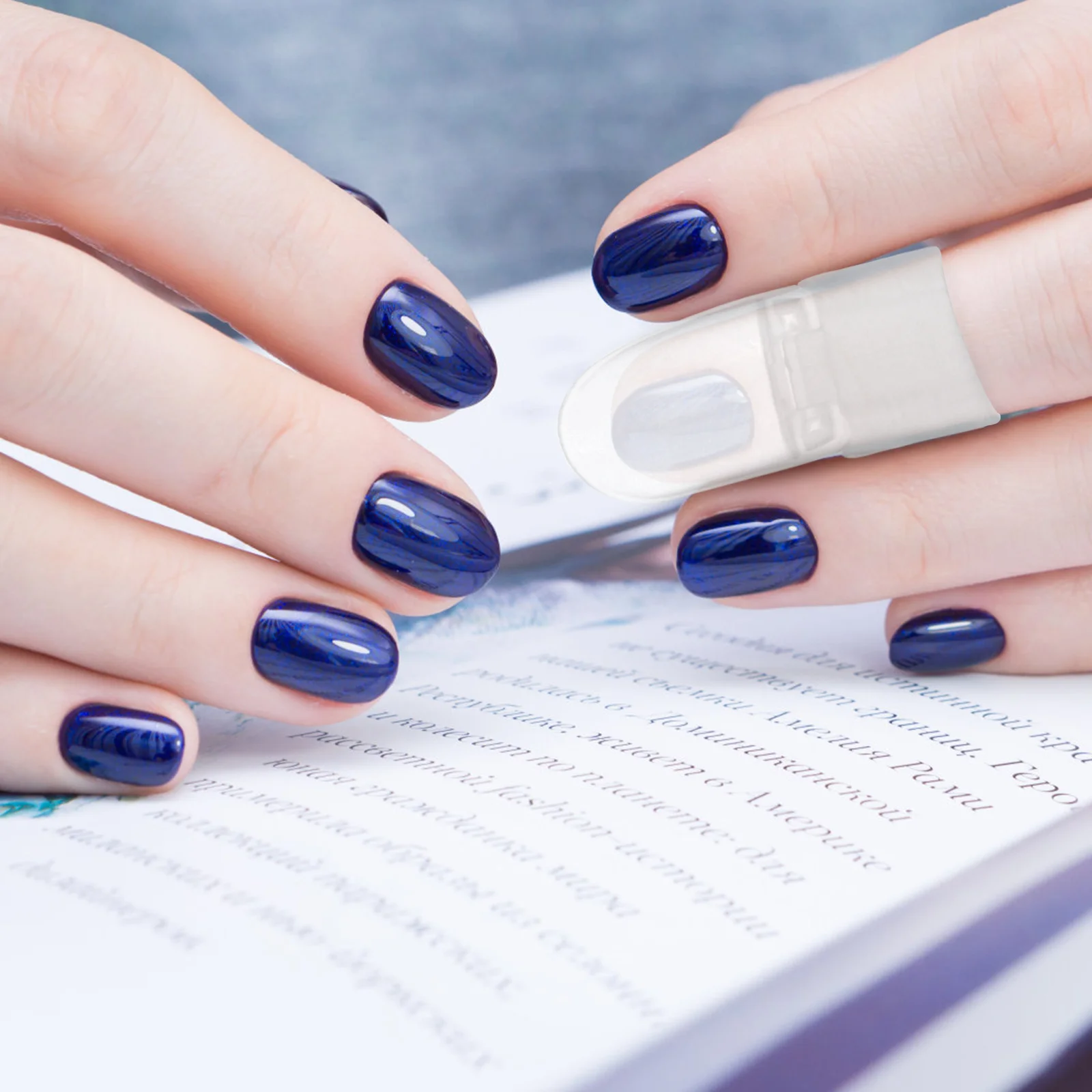 20 قطعة من طلاء الأظافر وواقي أظافر شفاف لأدوات مانيكير مقاومة للماء سريعة #4