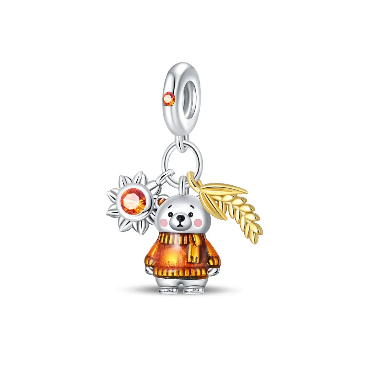 Original Charms Silver Plated Beads for DIY Bracelet Making
