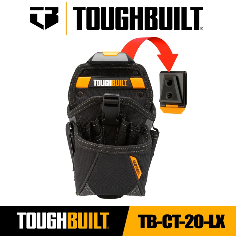 

TOUGHBUILT TB-CT-20-LX Большая специальная кобура для дрели Портативная прочная сумка для хранения Сумка для инструментов Прочная кобура для дрели