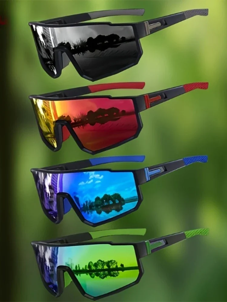 AliExpress DIXSG 2pcs Colorful Cycling Glasses Mountain Bike Wind and Sand Blocking Goggles Fashionable Sports Sunglasses for Men and Women