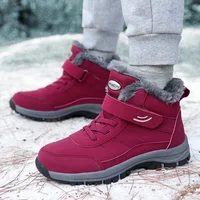 Snow Boots for Women Casual Winter Shoes Platform Non-slip Warm Fur Ankle Boots Plush Combat Outdoor Hiking Motorcycle Boots - Image 4