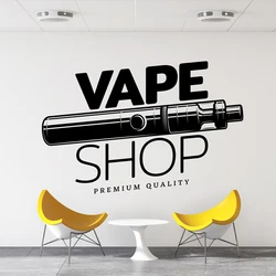 Vape Shop Wall Decal Window Sticker Smoke Shop Decor Sticker Vapor Lounge Wall Sticker Vape Store Wall Decor Vinyl Decal A663