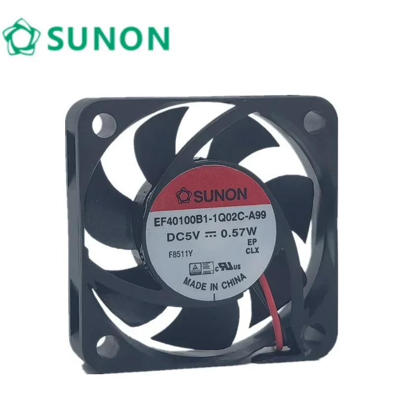 

+New for EF40100B1-1Q02C-A99 DC 5V 0.57w 4010 40*40*10MM 4cm magnetic levitation cooling fan